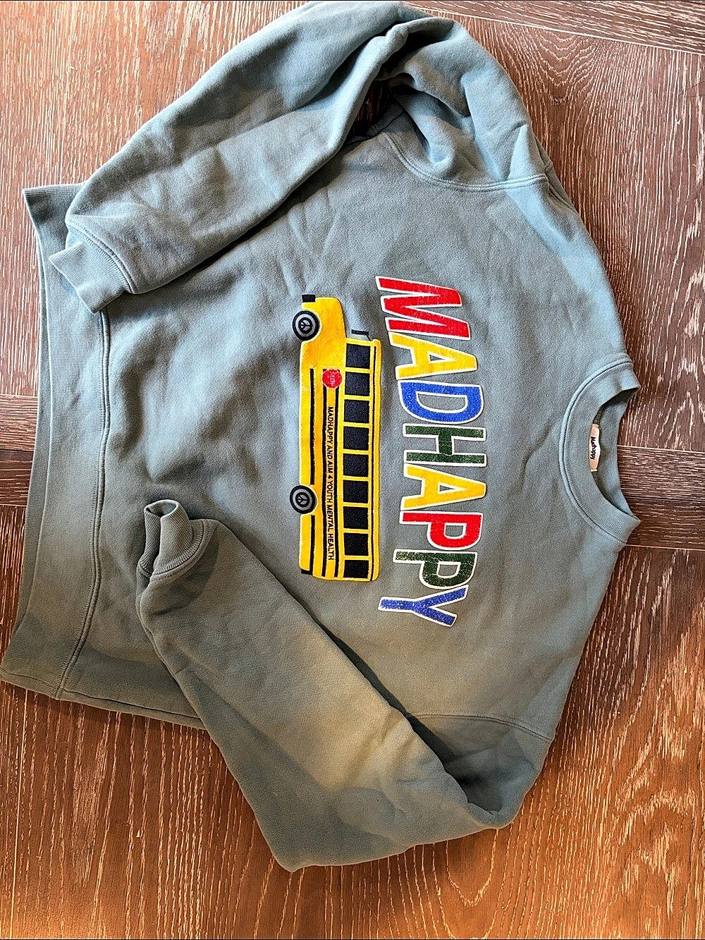 Madhappy School Bus Crewneck Sweatshirt - Green